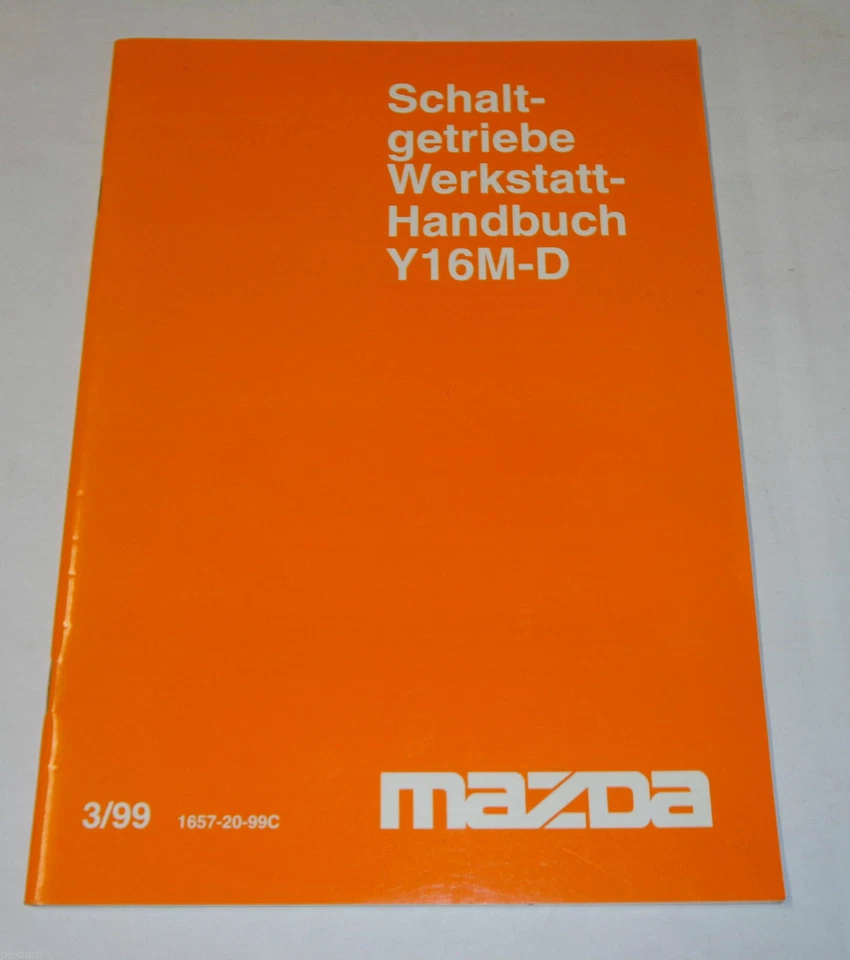 Manuale Di Officina Mazda Cambio Manuale Y16M-D, Aggiornato 03/1999 - Immagine 1 di 1