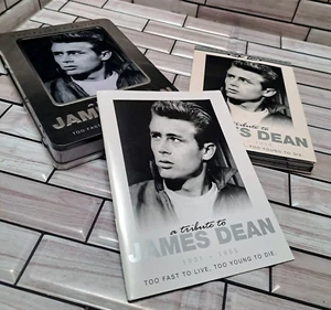 A Tribute to James Dean 1931-1955 Collectors Edition DVD Boxset Tin with Booklet - Foto 1 di 14