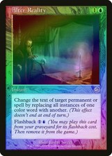 Alter Reality FOIL Torment NM Blue Rare MAGIC THE GATHERING MTG CARD ABUGames