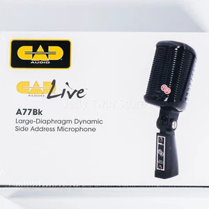 CAD A77Bk Large Diaphragm-Dynamic Microphone - Vintage Dynamic Microphone -New - Picture 1 of 4