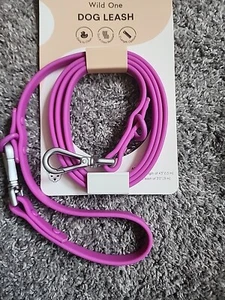 Wild One Adjustable Dog Leash Violet, Small - Picture 1 of 1