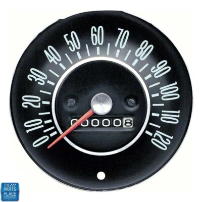 Chevrolet Nova Chevy II 1962-64 velocímetro Speedo 120 MPH - nuevo Foto 1 de 3