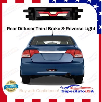 Luz LED de freno inferior trasera y reversa con cables apta para Honda Civic Foto 1 de 4