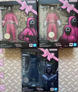 Bandai S.H.Figuarts Squid Game Masked Soldier & Front Man Toy Gift - Picture 1 of 20