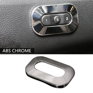 ABS Chrome Seat Switch Button Cover Trim fits Jeep Grand Cherokee Dodge Durango - Picture 1 of 5