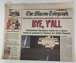 Macon Georgia Telegraph Newspaper August 5, 1996 Olympics Special Section - Picture 1 of 15