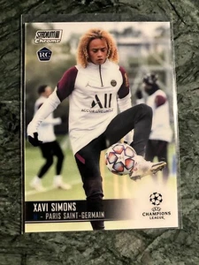 2020-21 Topps Stadium Club Chrome UCL - [Base] #63 - Xavi Simons RC - Bild 1 von 2