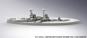 1:700 HMS Superb 1916 - Imagen 1 de 1