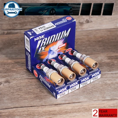 4PCS BKR6EIX-11 NGK 3764 Spark Plugs Iridium IX BKR6EIX11 US FREE SHIPPING - Image 1 of 4