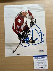 THEO FLEURY SIGNED AUTOGRAPHED 8x10 PHOTO PSA/COA FLAMES - Picture 1 of 8