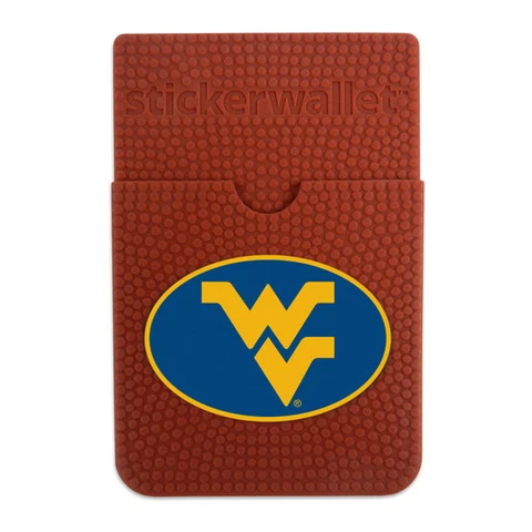 West Virginia Mountaineers Slim Sticker Phone Wallet - Smart iPhone Card Holder Cover