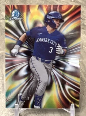 2023 Blake Mitchell Bowman Chrome Draft Mood Ring Case Hit SP MR-5 Royals - Image 1 of 2