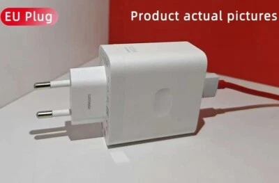 NEU Authentic OPPO OnePlus SUPERVOOC EU AC Power Socket Plug 100W + Mobile Kabel - Bild 1 von 3
