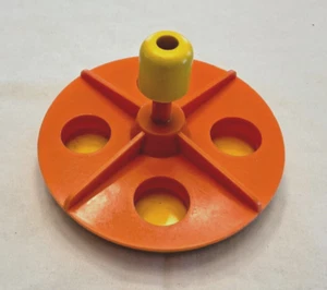 Fisher Price Little People School Playground Merry-Go-Round Orange And Yellow - Picture 1 of 3