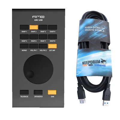 RME ARC USB Fernsteuerung Black Edition mit keepdrum USB-Verlängerungskabel - Bild 1 von 4