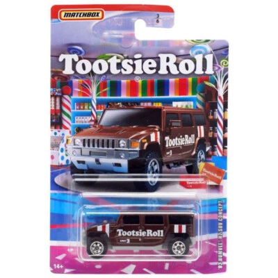 Matchbox Limited Candy Series Brown Tootsie Roll 2002 Hummer H2 SUV - Image 1 of 2
