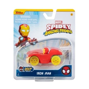 NIB Spider-Man Spidey and his Amazing Friends Iron Man Car Diecast 1:64 Scale - Picture 1 of 8