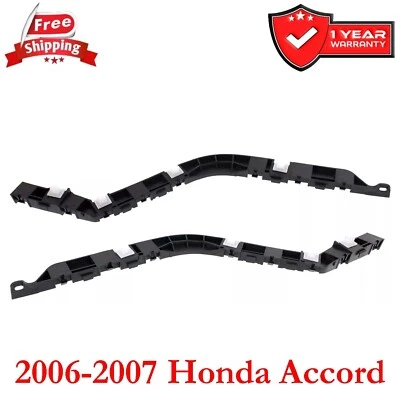 Bumper Bracket For 2006-2007 Honda Accord Rear Left & Right Side Set 2pcs - Image 1 of 4