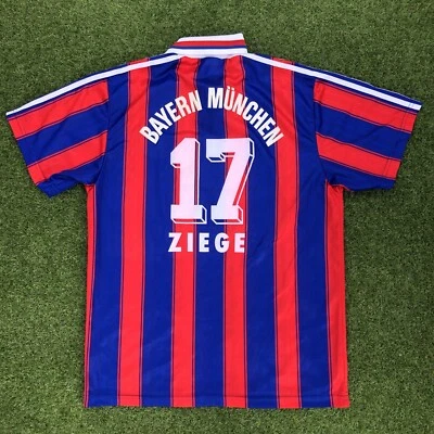 Vintage Bayern München 1995/97 Ziege Herren Retro Fußball Trikot/Jersey/Shirt - Bild 1 von 4