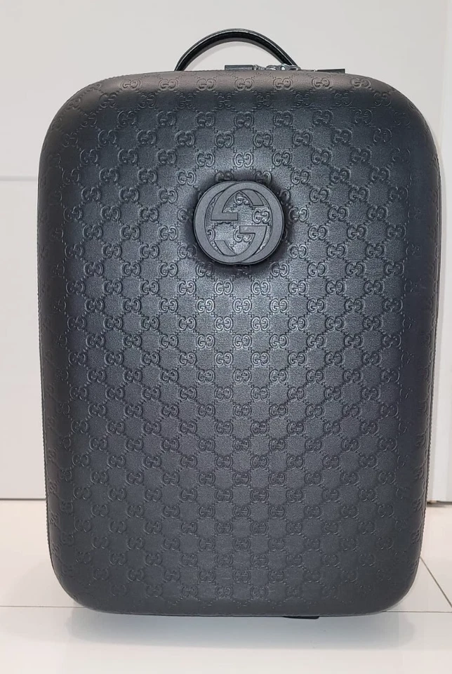 Equipaje de mano rígido Gucci negro monomgrama GG Foto 1 de 4