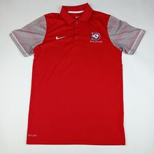 NIKE Dri-Fit Dixie State University Trailblazers Polo Shirt Red NCAA Men's Small