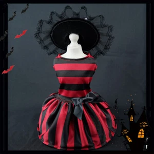 Dog Cat Halloween Costumes Funny Wizard Costume Dress Witch Hat Cosplay Gift - Picture 1 of 10