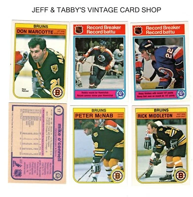 1982-83 O-PEE-CHEE / OPC HOCKEY 201-396 /SEE DROP DOWN MENU FOR CARD U WILL GET - Image 1 of 4