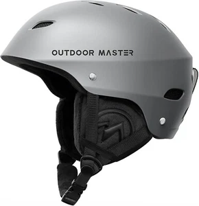 OutdoorMaster Kelvin Skihelm Snowboardhelm für Herren DamenJugendliche L Grau - Bild 1 von 1