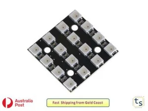 RGB LED 4x4 16-Bit WS2812 5050 RGB LED + Integrated Drivers for arduino - Picture 1 of 1