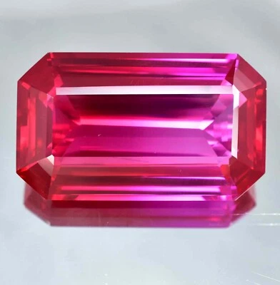 HUGE 242.15 Ct Natural Bi-Color Red, Pink Shaded Sapphire Gemstone GIT Certified - Image 1 of 4