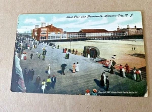 AK, Steel Pier und Promenade, Atlantic City, N.J. 1907 - Bild 1 von 2