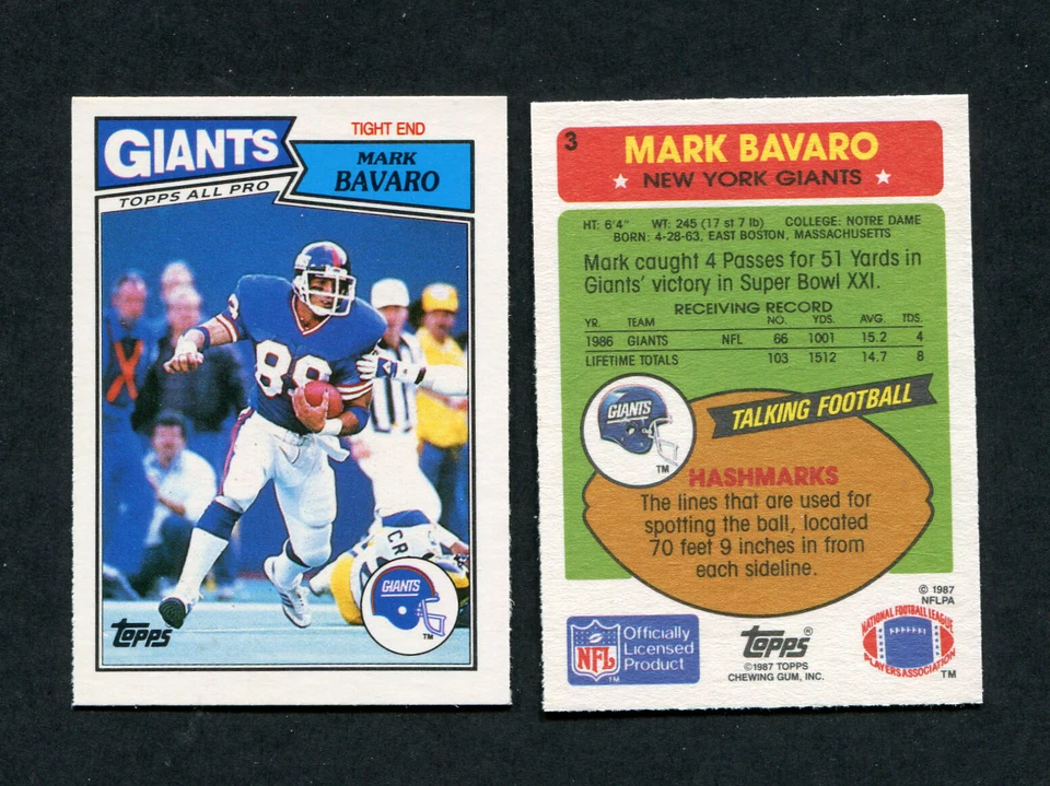 1987 Topp Americn/UK Football Mini Complete Your Set You Pick UPDATED - Image 1 of 1
