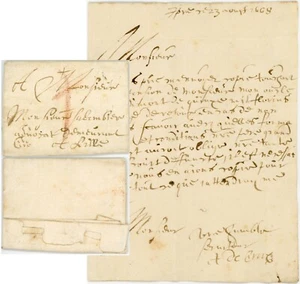 1668 KREUZBRIEF an LILLE CITO URGENT - Bild 1 von 4