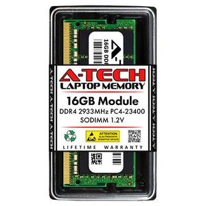 A-Tech 16GB PC4-23400 Laptop SODIMM DDR4 2933 Non-ECC 260-pin Memory RAM - Picture 1 of 6