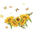 Home Room Diy Sunflower Butterfly Pattern Removable Wall Sticker Art Decal