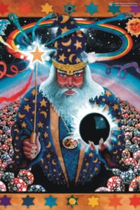 POSTER UV Blacklight Fluorescent Glow-In-The-Dark Psychedelic Psy Goa Trance Art - Picture 1 of 3