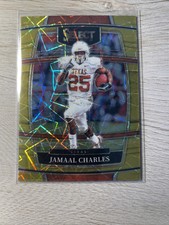 Jamaal Charles GOLD LAZER PRIZM 2022 Panini Select Draft Picks #75 Chiefs