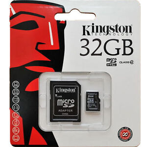 KINGSTON 32GB MICRO-SD MEMORY CARD CLASS 4 SDHC FOR MOBILE & PDA accessories