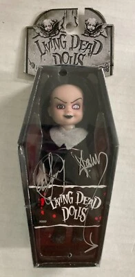 Мини-фигурка Living Dead Dolls Sadie 4 дюйма Mezco запечатанная подписанная Ed Long & Damien Glo - Изображение 1 из 4