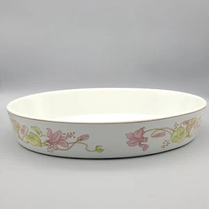 PILLIVUYT floral Oval Baking Dish 12.5 x 9 x 2.5 France excellent - Picture 1 of 7