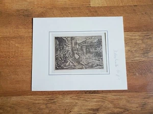 1500's Engraving of Biblical Battle of the Wood of Ephraim from Books of Samuel - Picture 1 of 5