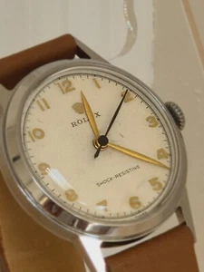Gent's Stainless Steel Cased ROLEX Vintage Working Nice Condition - Picture 1 of 9
