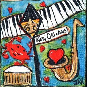 SERVIETTES EN PAPIER NOUVELLE ORLEANS MUSIQUE AMERIQUE. PAPER NAPKINS MUSIC USA - Picture 1 of 1
