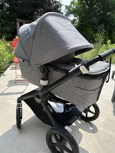 Bugaboo Fox 2 Complete Travel System Grey Melange with Black Chassis - Picture 1 of 8