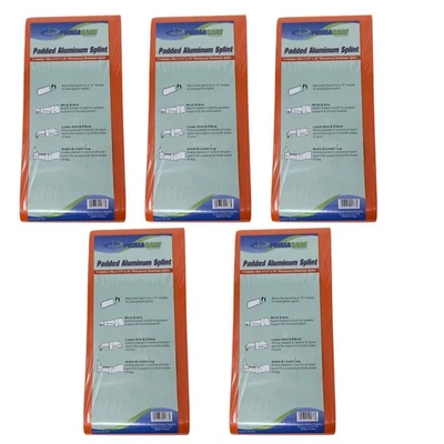 Primacare Medical Supplies IS-5236 Padded Aluminum Splint 36 x 4-1/4 in, 5 Pcs - Image 1 of 4