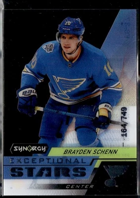 2020-21 Upper Deck Synergy Exceptional Stars Brayden Schenn /749 - Image 1 of 2