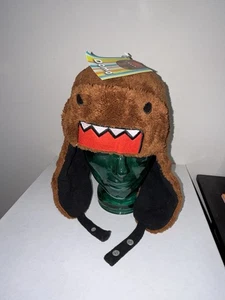 Domo Beanie Fell Trapper Mütze 1998-2012 Neu Mit Etikett RAR - Bild 1 von 1