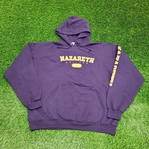 Vintage Y2K Nazareth College Hoodie XL 25x26 Baggy Champion - Picture 1 of 14