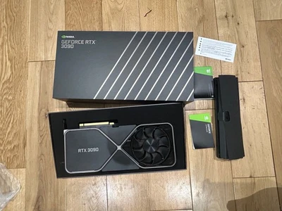  (WITH BOX) NVIDIA GeForce RTX 3090 Founders Edition 24GB GDDR6X Graphics Card - Image 1 of 4