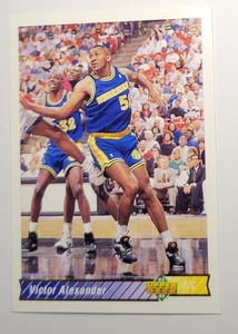 1992 Victor Alexander Card 264 NBA Golden State Warriors Basketball Upper Deck - Picture 1 of 4